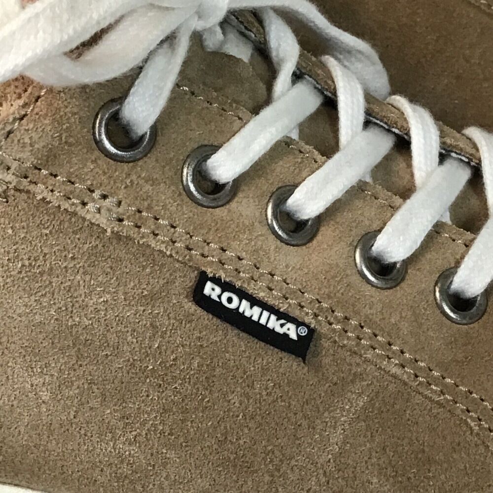Romika Women Suede Sneakers Sz. 40/9US Brown Used Low top Comfort Shoes - Picture 5 of 10